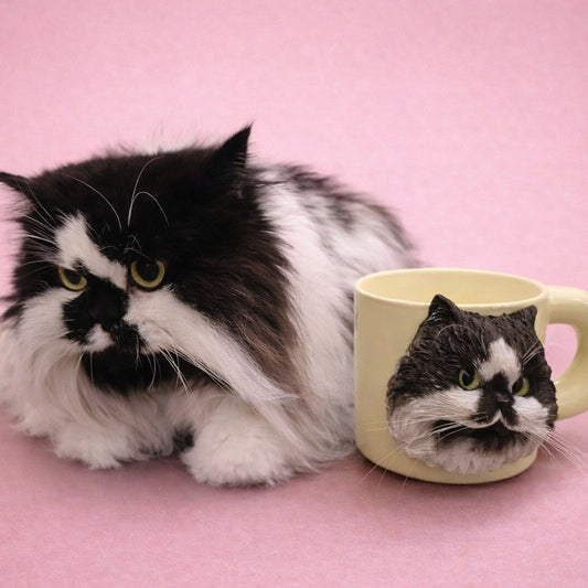 MIMU Paw & Soul Custom Pet Portrait Mug – Personalized Photo Mug