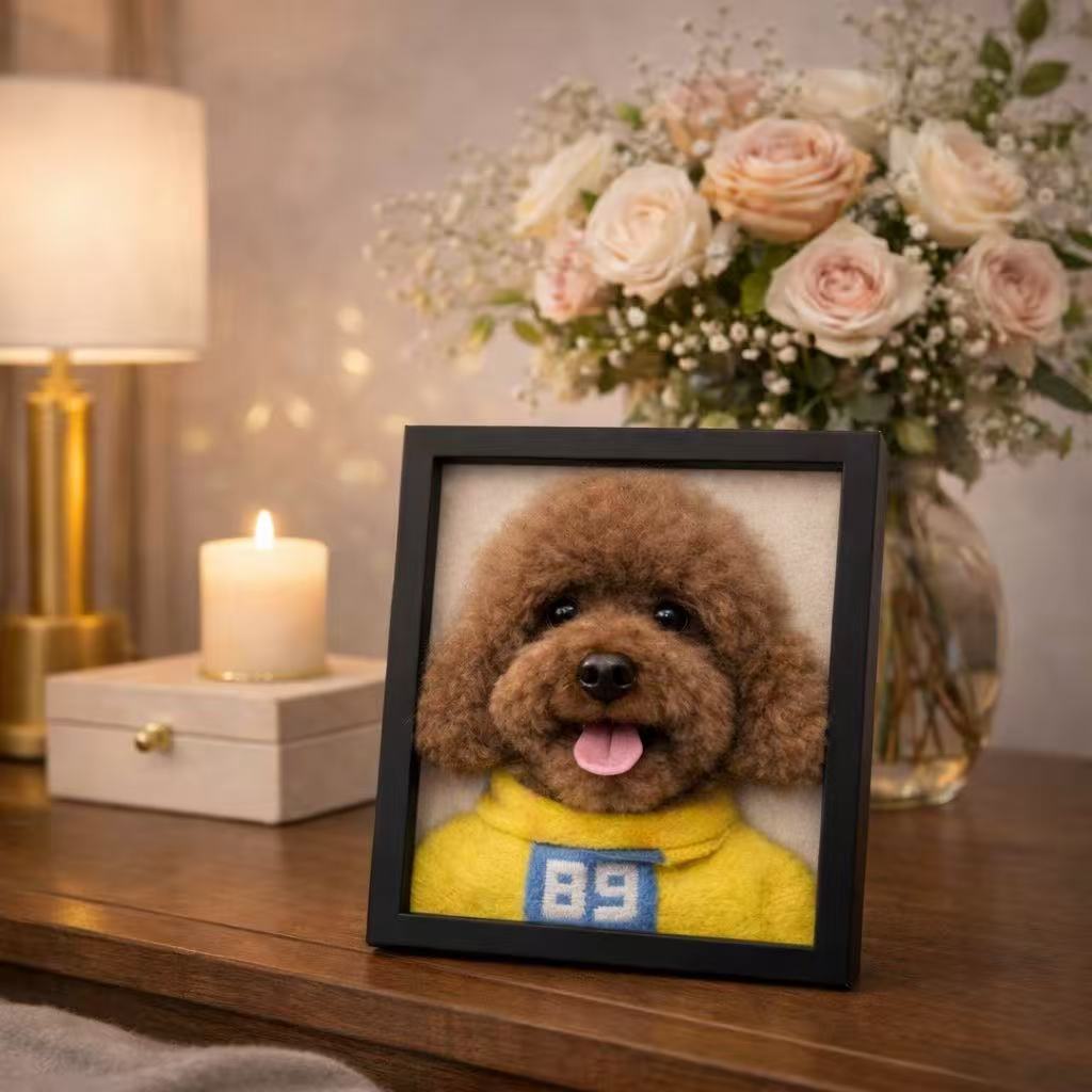MIMU Paw & Soul Custom Framed Pet Portrait – Dog