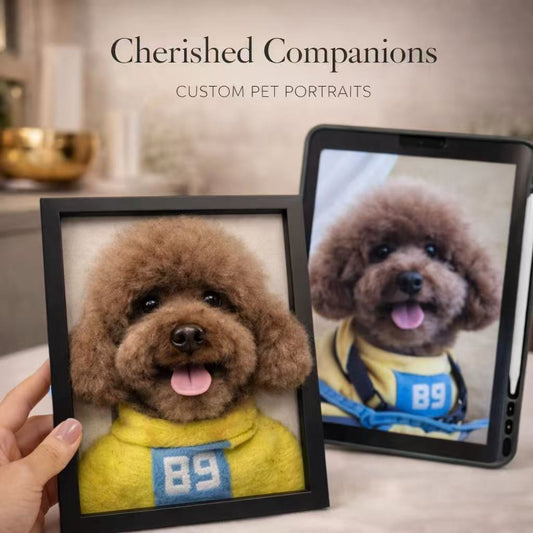 MIMU Paw & Soul Custom Framed Pet Portrait – Dog