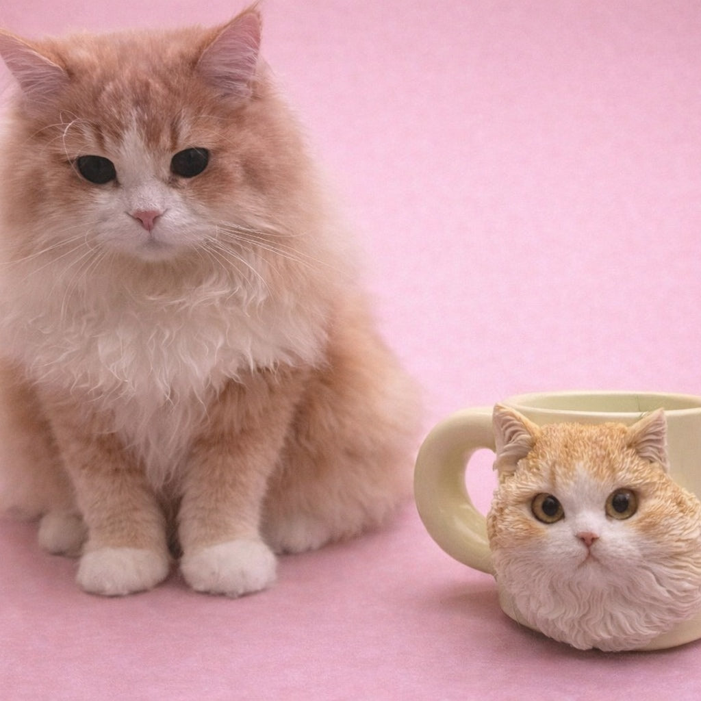 MIMU Paw & Soul Custom Pet Portrait Mug – Personalized Photo Mug