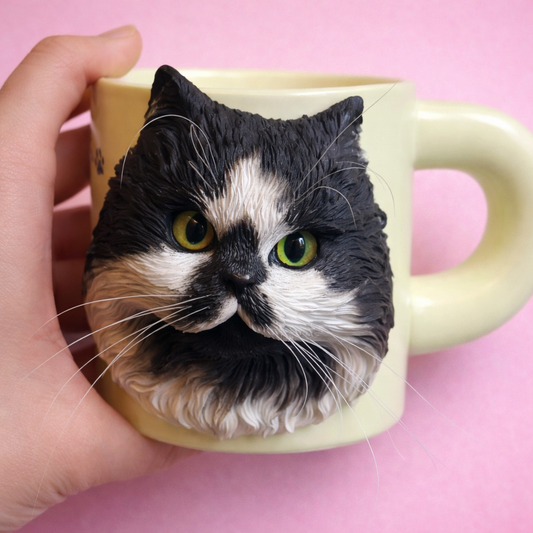 MIMU Paw & Soul Custom Pet Portrait Mug – Personalized Photo Mug