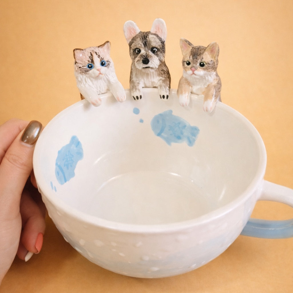 MIMU Paw & Soul Custom Pet Mug – Handmade Keepsake From Your Pet’s Photo